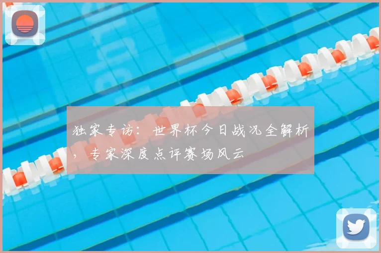 独家专访：世界杯今日战况全解析，专家深度点评赛场风云